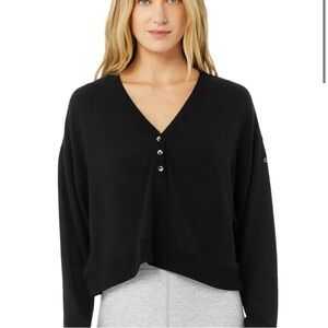 Alo Soho Cropped Henley